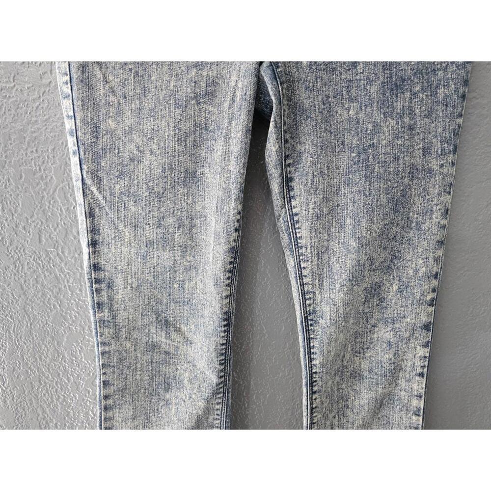 Cello Denim Jeans Pants Acid Wash High Waist Skinny Size 7 Jr Buttons Closer - Picture 11 of 16